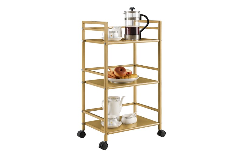 Drinkvagn Helix 43x29 cm Guld - Novogratz - Drinkvagn & barvagn - Rullvagn, rullbord & serveringsbord