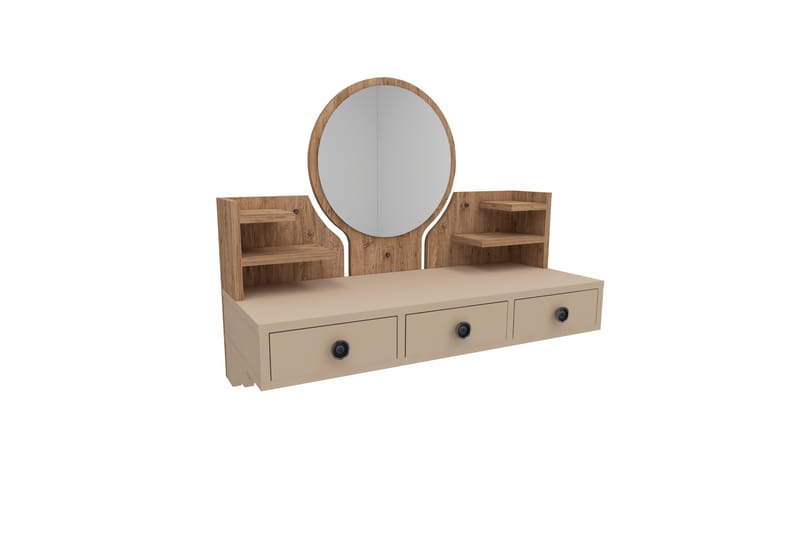 Sminkbord Hines 90 cm - Brun/Beige - Möbler - Bord & matgrupp - Sminkbord & toalettbord