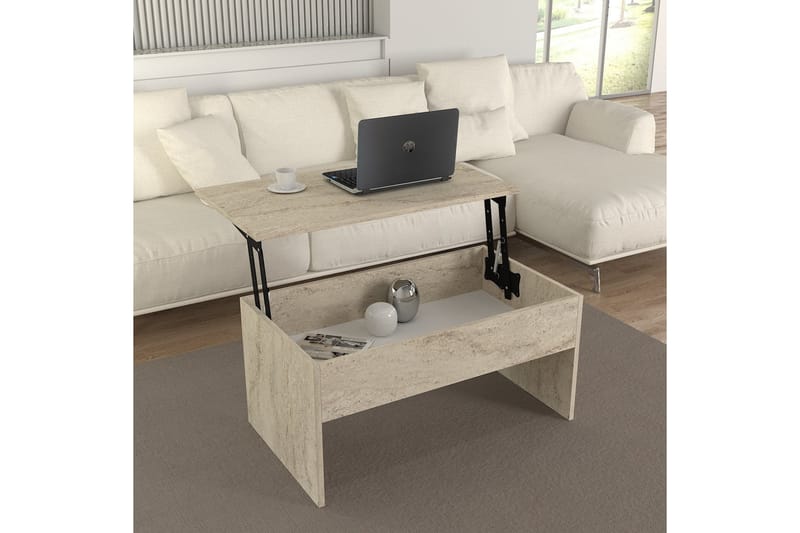 Soffbord Akilli 90 cm - Beige - Möbler - Bord & matgrupp - Soffbord