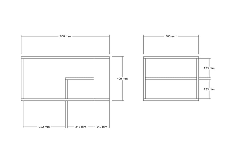 Soffbord Eros 80 cm - Beige - Möbler - Bord & matgrupp - Soffbord