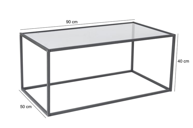 Soffbord Groots 90 cm - Svart - Möbler - Bord & matgrupp - Soffbord