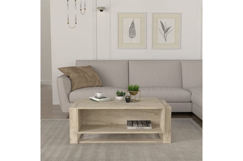 Soffbord Herb 106 cm - Beige - Möbler - Bord & matgrupp - Soffbord