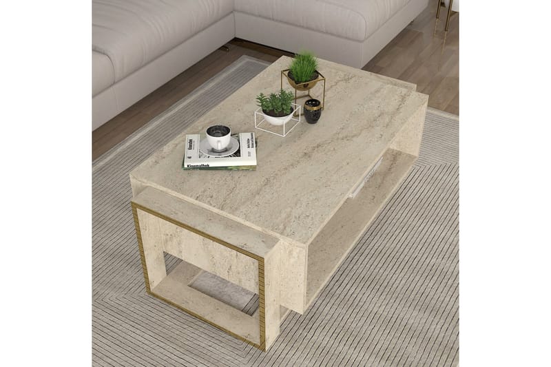 Soffbord Herb 106 cm - Beige - Möbler - Bord & matgrupp - Soffbord