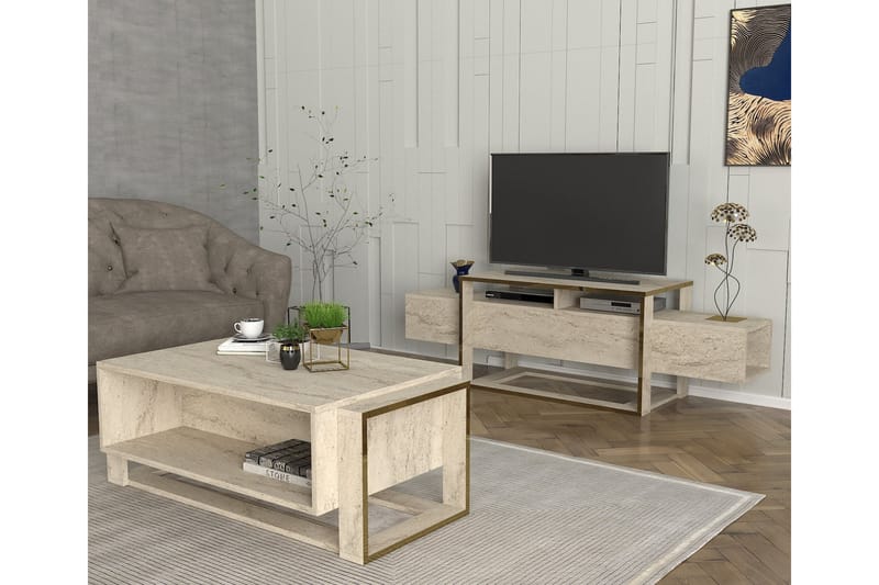 Soffbord Herb 106 cm - Beige - Möbler - Bord & matgrupp - Soffbord