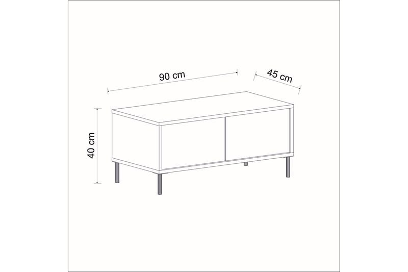 Soffbord Imaj 90 cm - Beige/Guld - Möbler - Bord & matgrupp - Soffbord