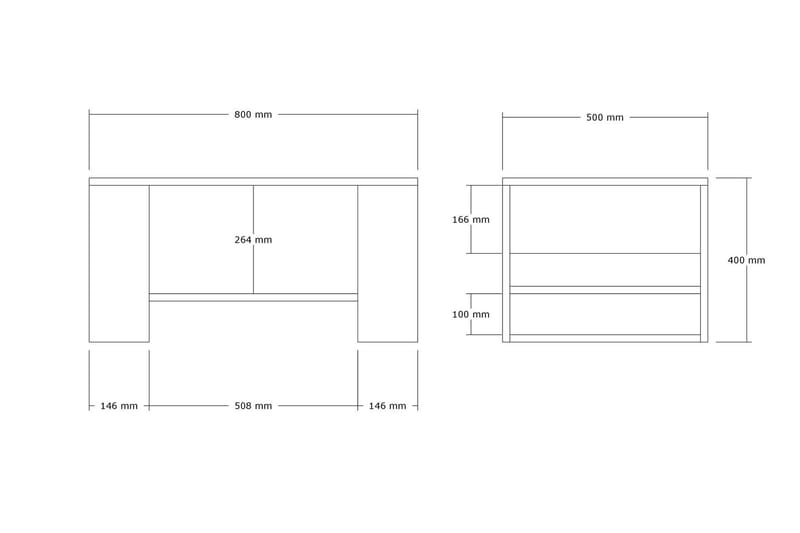 Soffbord Iris 80 cm - Beige - Möbler - Bord & matgrupp - Soffbord