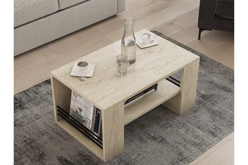 Soffbord Iris 80 cm - Beige - Möbler - Bord & matgrupp - Soffbord