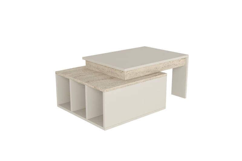 Soffbord Kolerado 90 cm - Beige/Sandsten - Möbler - Bord & matgrupp - Soffbord