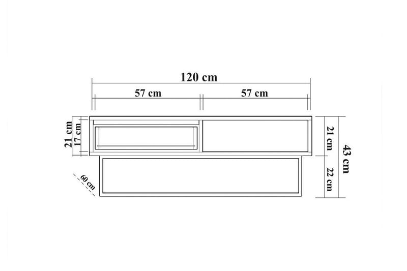 Soffbord Laxus 120 cm - Beige - Möbler - Bord & matgrupp - Soffbord