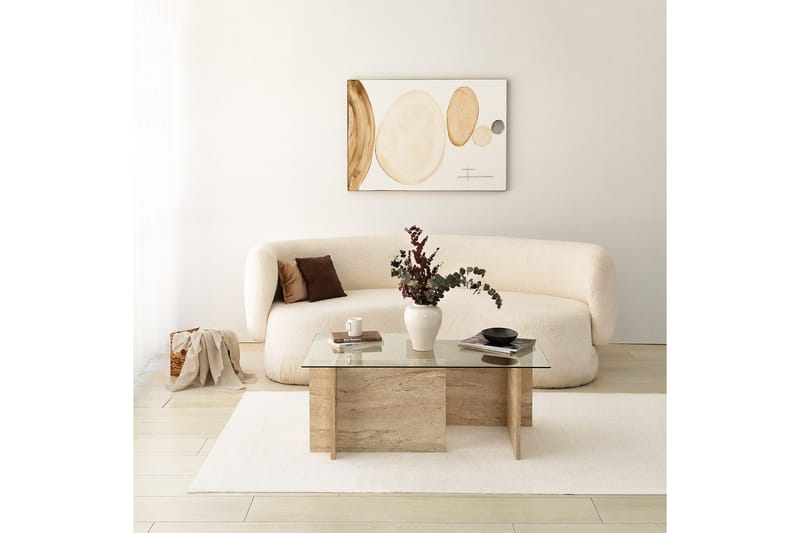 Soffbord Malpani 105 cm - Beige - Möbler - Bord & matgrupp - Soffbord