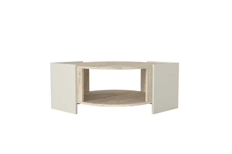 Soffbord Marmaru 75 cm - Beige/Sandsten - Möbler - Bord & matgrupp - Soffbord