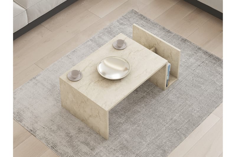 Soffbord Memenil 87 cm - Beige - Möbler - Bord & matgrupp - Soffbord