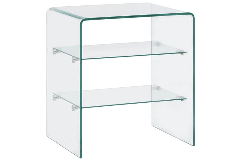 Soffbord 50x40x56 cm härdat glas - Transparent/Glas - Möbler - Bord & matgrupp - Soffbord