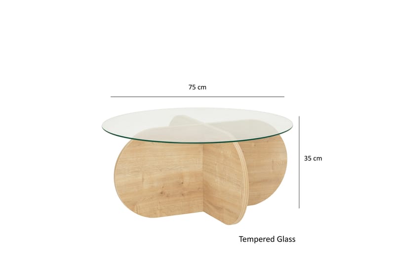 Soffbord Belgin 75 cm - Ek - Möbler - Bord & matgrupp - Soffbord