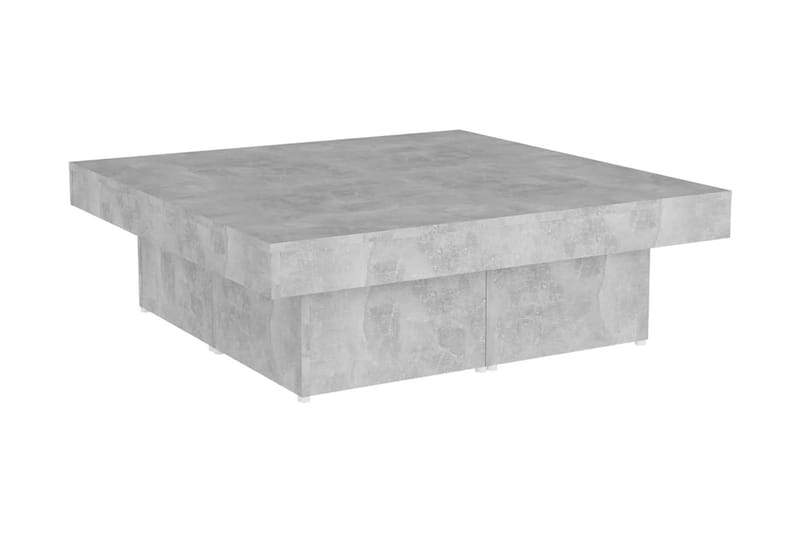 Soffbord betonggrå 90x90x28 cm spånskiva - Grå - Möbler - Bord & matgrupp - Soffbord