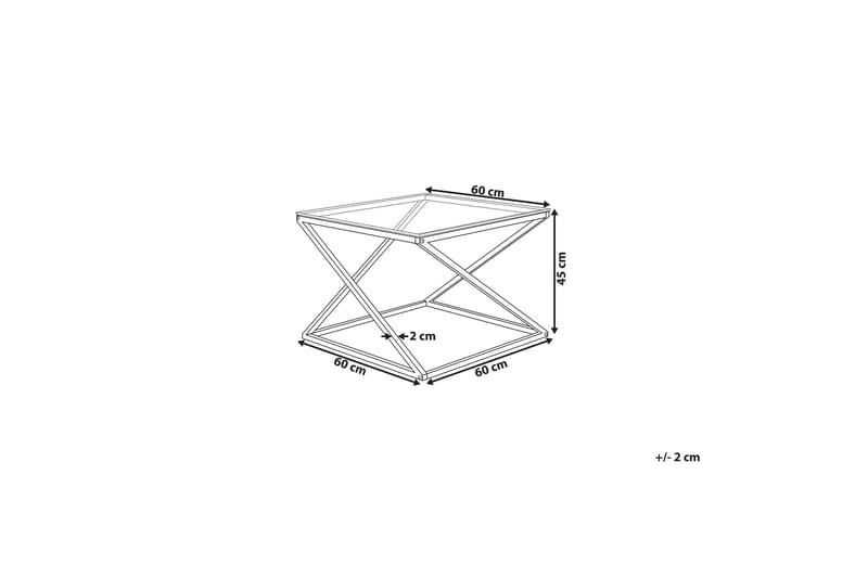 Soffbord Beverly 60 cm - Guld - Möbler - Bord & matgrupp - Soffbord