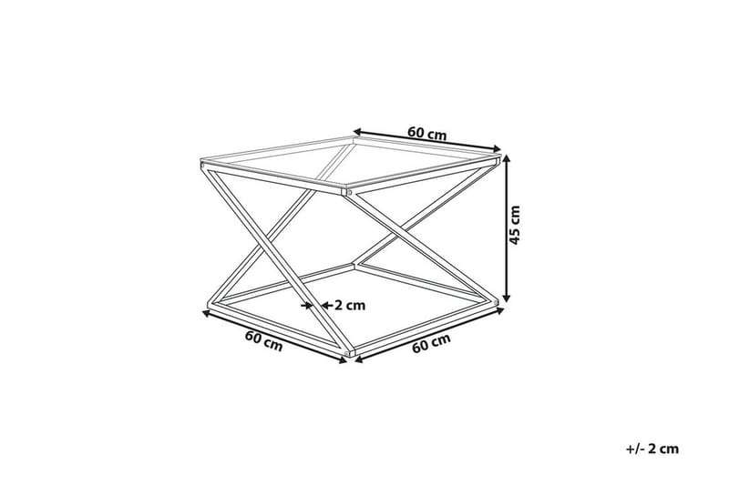 Soffbord Beverly 60 cm - Guld - Möbler - Bord & matgrupp - Soffbord