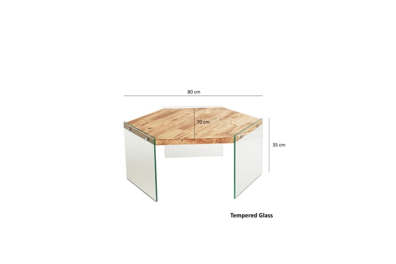 Soffbord Espelo 80 cm - Natur - Möbler - Bord & matgrupp - Soffbord