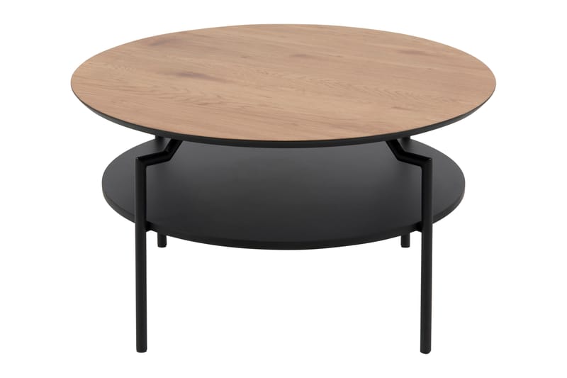 Soffbord Feliciton - Trä|Svart - Soffbord med hjul - Höj och sänkbart soffbord - Soffbord med förvaring - Klaffbord & hopfällbart bord - Marmorbord - Soffbord
