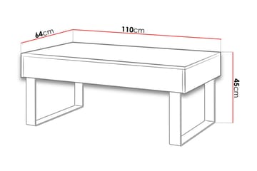 Soffbord Frick 110 cm - Vit - Möbler - Bord & matgrupp - Soffbord