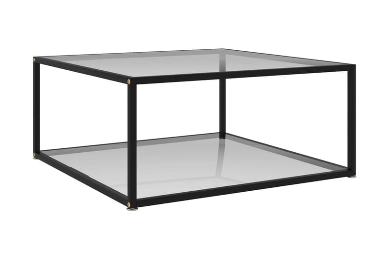 Soffbord genomskinligt 80x80x35 cm härdat glas - Transparent - Möbler - Bord & matgrupp - Soffbord