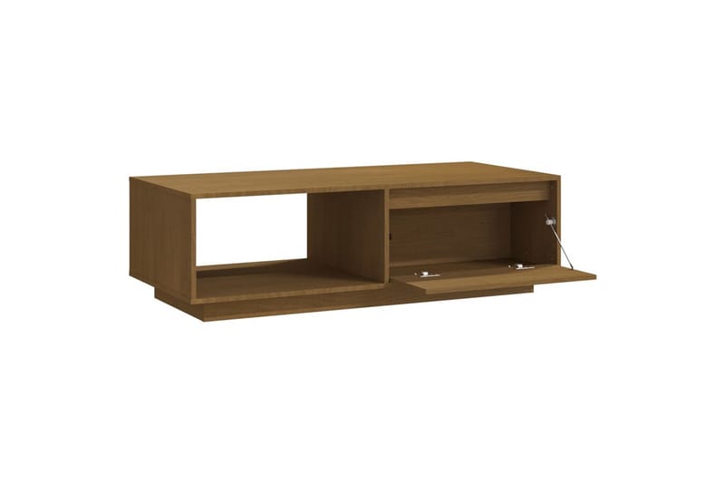 Soffbord honungbrun 110x50x33,5 cm massiv furu - Brun - Möbler - Bord & matgrupp - Soffbord