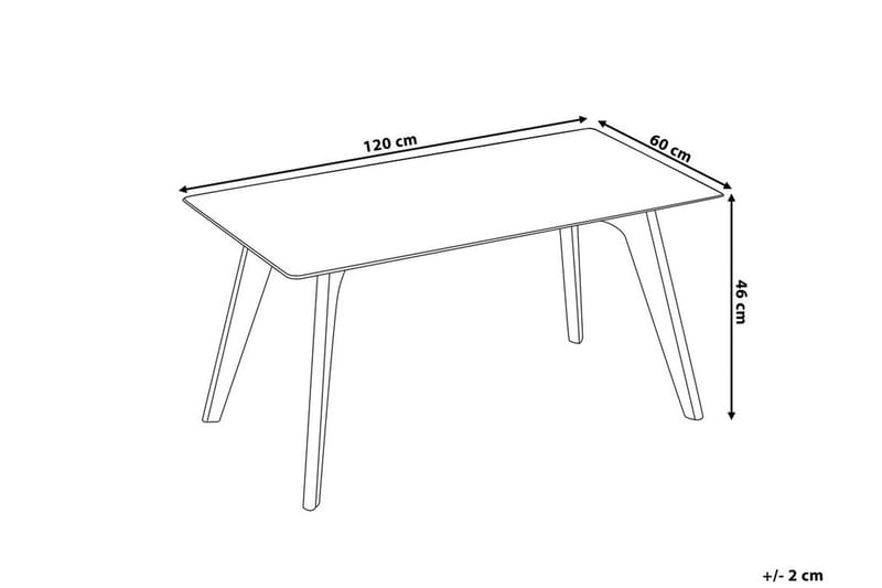 Soffbord Hudson 120 cm - Glas/Natur - Möbler - Bord & matgrupp - Soffbord