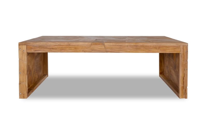 Soffbord i eroderat teakträ 110x60x38 cm - Brun - Soffbord