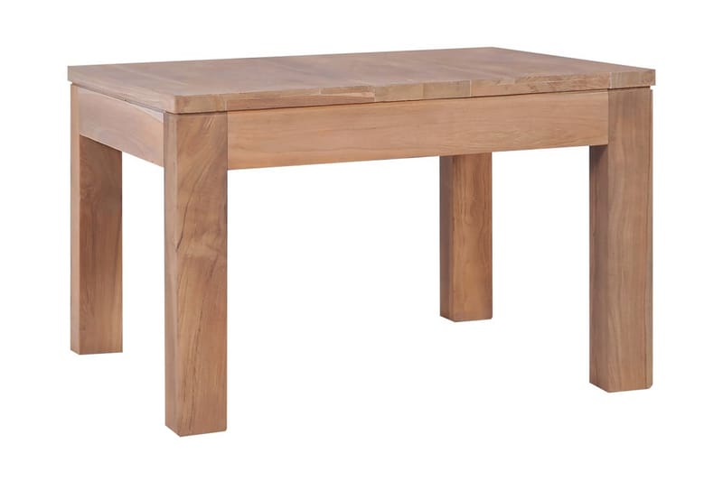 Soffbord massiv teak med naturlig finish 60x60x40 cm - Brun - Möbler - Bord & matgrupp - Soffbord