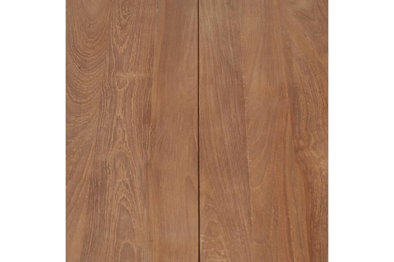 Soffbord massiv teak med naturlig finish 60x60x40 cm - Brun - Möbler - Bord & matgrupp - Soffbord