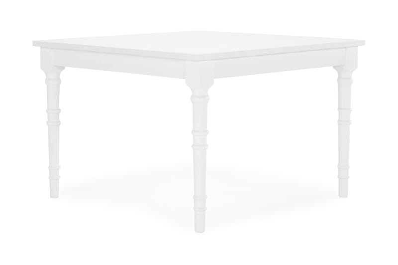 Soffbord Milton 80 cm - Vit - Soffbord med hjul - Höj och sänkbart soffbord - Soffbord med förvaring - Klaffbord & hopfällbart bord - Marmorbord - Soffbord