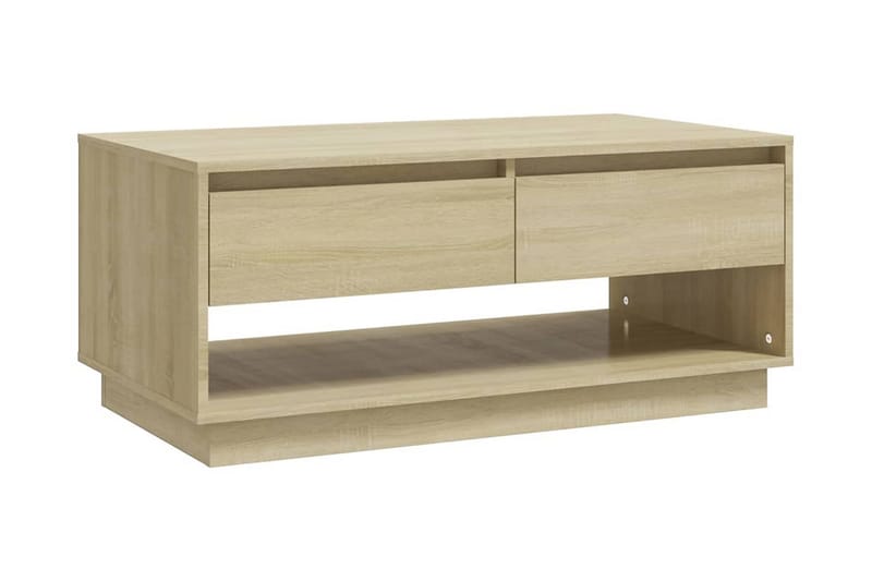 Soffbord sonoma-ek 102,5x55x44 cm spånskiva - Brun - Möbler - Bord & matgrupp - Soffbord