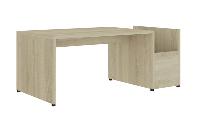 Soffbord sonoma-ek 90x45x35 cm spånskiva - Brun - Möbler - Bord & matgrupp - Soffbord