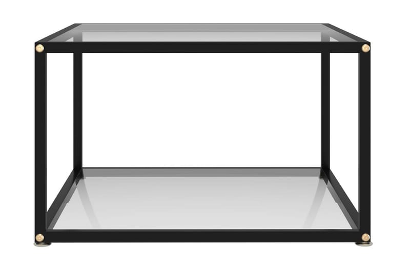 Soffbord transparent 60x60x35 cm härdat glas - Transparent - Möbler - Bord & matgrupp - Soffbord