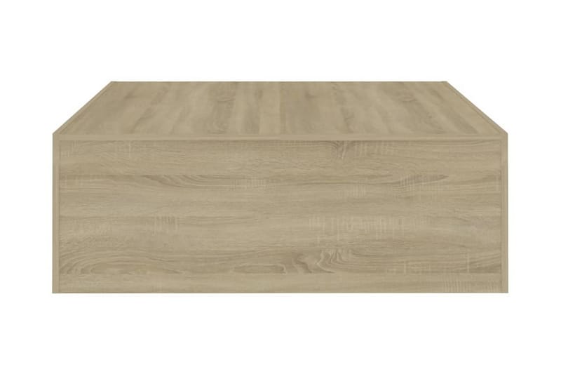 Soffbord sonoma-ek 100x100x35 cm spånskiva - Brun - Möbler - Bord & matgrupp - Soffbord