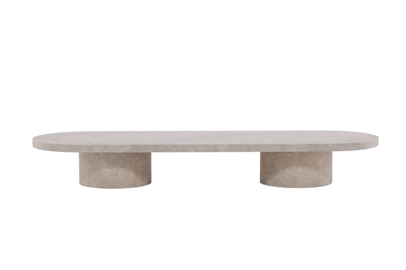 Travertin Soffbord Narvik 190x60 cm - Beige - Soffbord