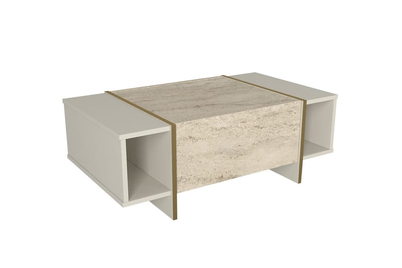 Soffbord Veyron 104 cm - Beige/Sandsten - Möbler - Bord & matgrupp - Soffbord