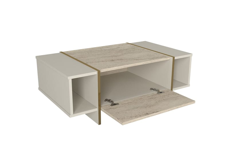 Soffbord Veyron 104 cm - Beige/Sandsten - Möbler - Bord & matgrupp - Soffbord