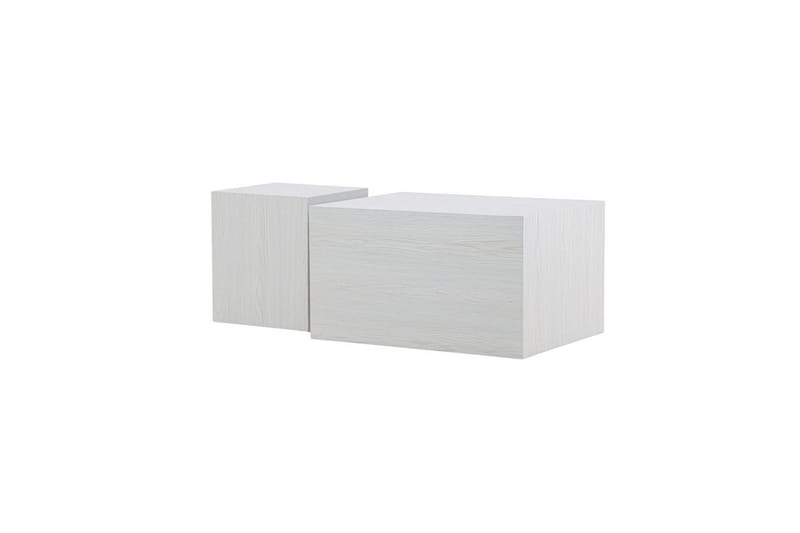 Soffbordset York 2st 60x80 cm/40x40 cm - Vit - Möbler - Bord & matgrupp - Soffbord