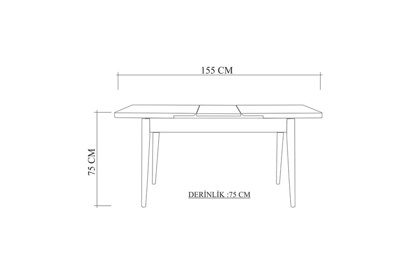 Valsot Matbord 110 cm - Ek - Möbler - Bord & matgrupp - Matbord & köksbord