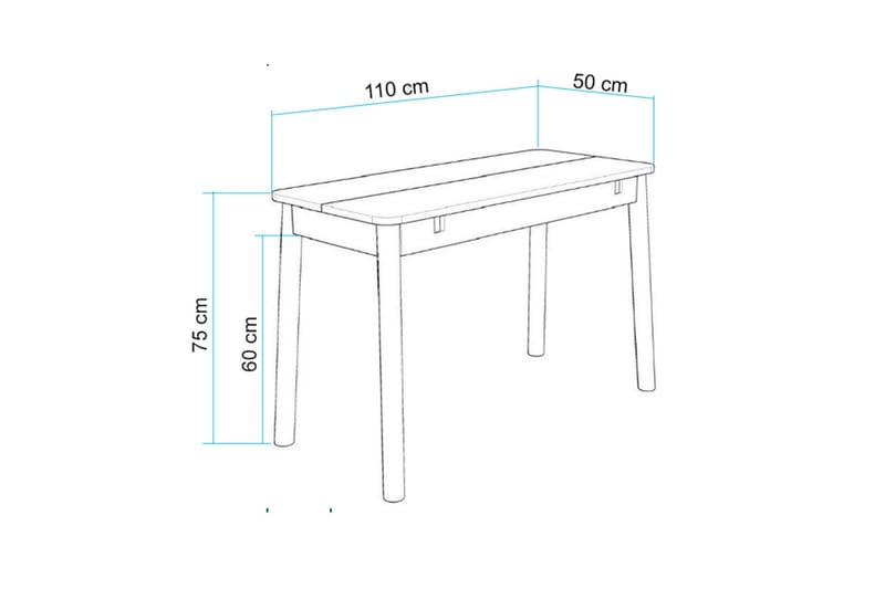 Valsot Matbord 110 cm - Ek - Möbler - Bord & matgrupp - Matbord & köksbord