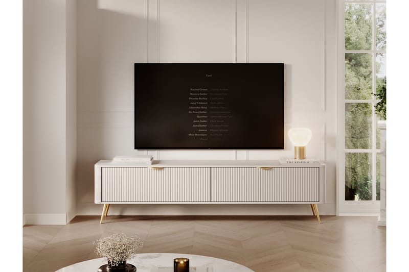 Forba Tv-bänk 200 cm - Beige - Möbler - TV- & Mediamöbler - TV bänk & mediabänk