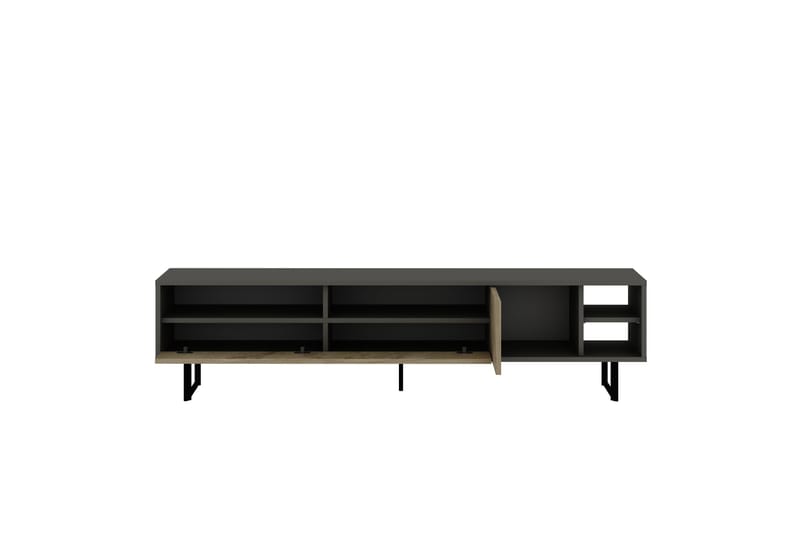 Gazali Tv-bänk 180 cm - Grå/Travertine - Möbler - TV- & Mediamöbler - TV bänk & mediabänk