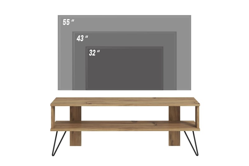 Greger Tv-bänk 120 cm - Ek - Möbler - TV- & Mediamöbler - TV bänk & mediabänk