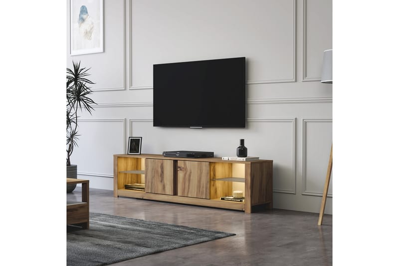 Griselda Tv-bänk 180 cm - Ek - Möbler - TV- & Mediamöbler - TV bänk & mediabänk