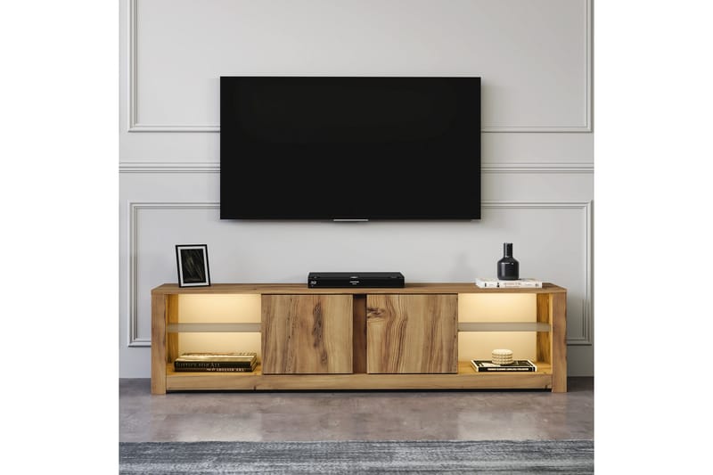 Griselda Tv-bänk 180 cm - Ek - Möbler - TV- & Mediamöbler - TV bänk & mediabänk