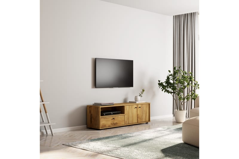 Gwen Tv-bänk 136 cm - Ek - Möbler - TV- & Mediamöbler - TV bänk & mediabänk