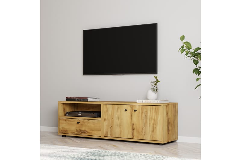 Gwen Tv-bänk 136 cm - Ek - Möbler - TV- & Mediamöbler - TV bänk & mediabänk