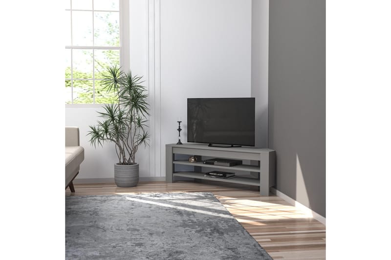 Oderzo Tv-bänk 120 cm - Grå - Möbler - TV- & Mediamöbler - TV bänk & mediabänk