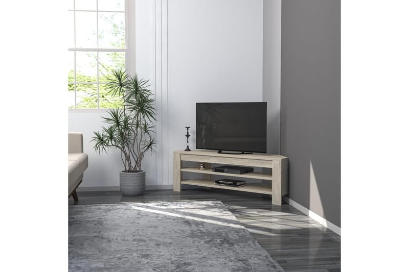 Oderzo Tv-bänk 120 cm - Travertine - Möbler - TV- & Mediamöbler - TV bänk & mediabänk